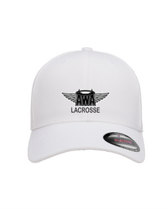 AWA-LAX-921-1 - Flexfit Adult Wool Blend Cap - AWA Girls Lacrosse Logo