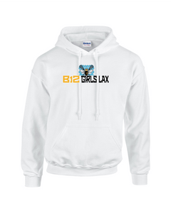 B12-LAX-306-2 - Gildan-Hoodie - B-12 Girls LAX Bee Logo