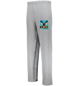 B12-LAX-323-1 - Russell Dri-Power Open Bottom Sweatpant -  B-12 Girls LAX Bee Honeycomb Logo