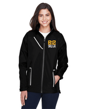 Load image into Gallery viewer, B12-LAX-416-4 - Team 365 Dominator Waterproof Jacket - B12 Girls LAX Stack Logo