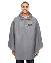 Load image into Gallery viewer, B12-LAX-460-4 - Team 365 Adult Zone Protect Packable Poncho -  B12 Girls LAX Stack Logo