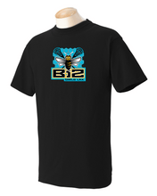 Load image into Gallery viewer, B12-LAX-468-1 - Comfort Colors Adult Heavyweight T-Shirt - B12 Girls LAX Bee Honeycomb Logo