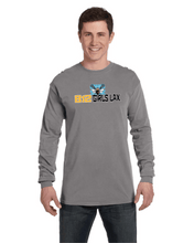 Load image into Gallery viewer, B12-LAX-469-2 - Comfort Colors Adult Heavyweight RS Long-Sleeve T-Shirt - B12 Girls LAX Bee Logo