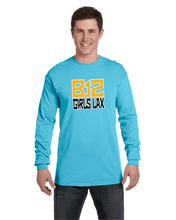 Load image into Gallery viewer, B12-LAX-469-4 - Comfort Colors Adult Heavyweight RS Long-Sleeve T-Shirt - B12 Girls LAX Stack Logo