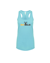 Load image into Gallery viewer, B12-LAX-484-2 - Next Level Ladies&#39; Ideal Racerback Tank - B12 Girls LAX Bee Logo