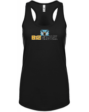 Load image into Gallery viewer, B12-LAX-484-2 - Next Level Ladies&#39; Ideal Racerback Tank - B12 Girls LAX Bee Logo