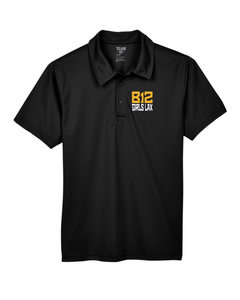 B12-LAX-491-4 - Team 365 Command Snag Protection Polo - B12 Girls LAX Stack Logo