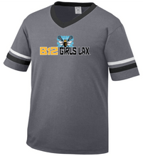 Load image into Gallery viewer, B12-LAX-543-2 - Augusta Sleeve Stripe Jersey - B12 Girls LAX Bee Logo