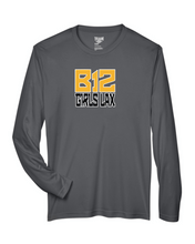 Load image into Gallery viewer, B12-LAX-624-4 - Team 365 Zone Performance Long-Sleeve T-Shirt - B12 Girls LAX Stack Logo