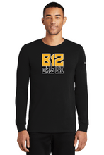 Load image into Gallery viewer, B12-LAX-471-4 - Nike Dri-FIT Cotton/Poly Long Sleeve Tee - B12 Girls LAX Stack Logo