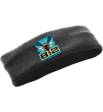 B12-LAX-901-1 - Augusta Chill Fleece/Headband/Earband - B12 Girls LAX Bee Honeycomb Logo