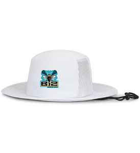 B12-LAX-895-1 - Pacific Perforated Legend Boonie Bucket Hat- B12 Girls LAX Bee Honeycomb Logo