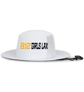 B12-LAX-895-3 - Pacific Perforated Legend Boonie Bucket Hat- B12 Girls LAX Logo