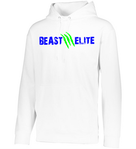 BEAST-LAX-105-1 - Augusta Wicking Fleece Hoodie Pullover - BEAST Elite Claw Logo