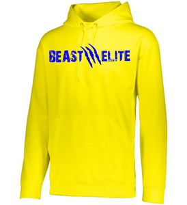 BEAST-LAX-105-1 - Augusta Wicking Fleece Hoodie Pullover - BEAST Elite Claw Logo