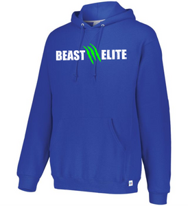 BEAST-LAX-106-1 - Russell Athletic Unisex Dri-Power® Hooded Sweatshirt - Beast Elite Claw Logo