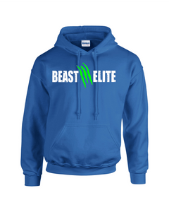 BEAST-LAX-303-1 - Gildan Adult Heavy Blend 8 oz., 50/50 Fleece Hoodie - BEAST Elite Claws LAX Logo