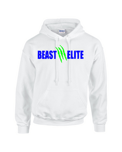 BEAST-LAX-303-1 - Gildan Adult Heavy Blend 8 oz., 50/50 Fleece Hoodie - BEAST Elite Claws LAX Logo