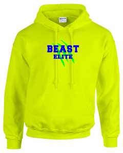 BEAST-LAX-303-3 - Gildan Adult Heavy Blend 8 oz., 50/50 Fleece Hoodie - BEAST Elite Logo