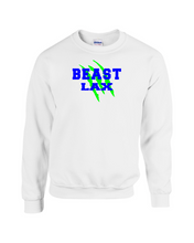 Load image into Gallery viewer, BEAST-LAX-304-2 - Gildan Adult Heavy Blend™ 50/50 Fleece Crew - BEAST LAX Logo