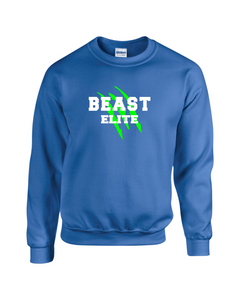 BEAST-LAX-304-3 - Gildan Adult Heavy Blend™ 50/50 Fleece Crew - BEAST Elite Logo