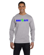 Load image into Gallery viewer, BEAST-LAX-518-1 - Gildan 5.5 oz., 50/50 Long-Sleeve T-Shirt - BEAST Elite Claws Logo