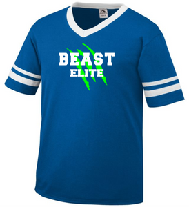 BEAST-LAX-543-3 - Augusta Sleeve Stripe Jersey - BEAST Elite Logo