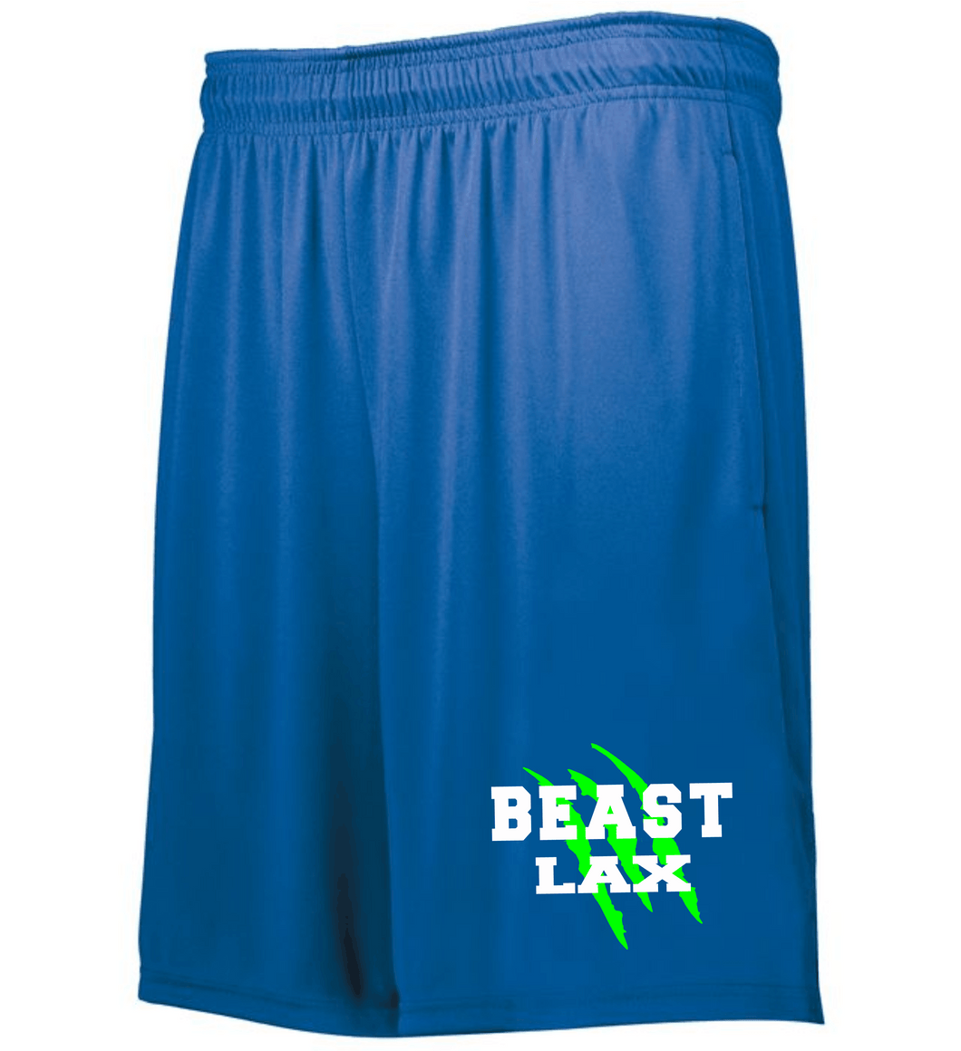 BEAST-LAX-732-2 - Holloway Whisk 2.0 Shorts (8 Inch Inseam) - BEAST LAX Logo