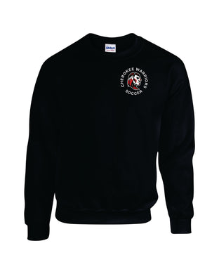 CHS-SOC-301-6 - Gildan Crew Neck Sweatshirt-Cherokee Warrior Soccer Logo