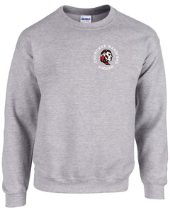 CHS-SOC-301-6 - Gildan Crew Neck Sweatshirt-Cherokee Warrior Soccer Logo