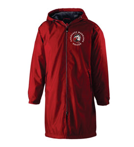 CHS-SOC-421-6 - Holloway Conquest Jacket - KNEE Length - Cherokee Warrior Soccer Logo