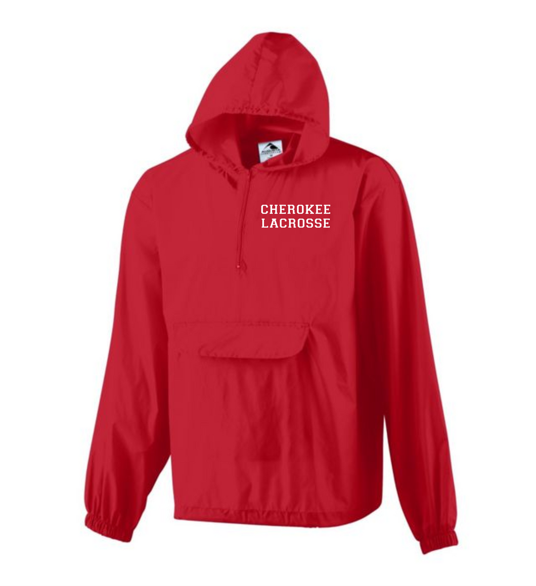 CHS-LAX-461-1 - Augusta Pullover Rain Jacket - Cherokee Lacrosse Logo