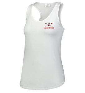 CHS-LAX-634-1 - Augusta Ladies Lux Tri-Blend Tank - Warrior Lacrosse Logo