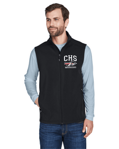 CHS-PTSA-421-3 - Core 365 Cruise Two-Layer Fleece Bonded Soft Shell Vest - CHS Tail Warriors Logo