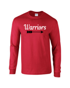 CHS-PTSA-482-4 - Gildan 5.5 oz., 50/50 Long Sleeve T-Shirt -  Warriors Arrow Logo