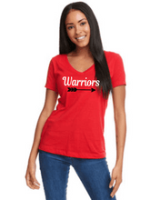 Load image into Gallery viewer, CHS-PTSA-488-4 - Next Level Apparel Ladies&#39; Ideal V - Warriors Arrow Logo