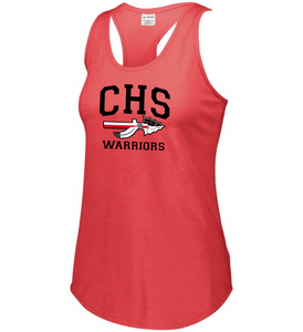 CHS-PTSA-489-3 - Augusta Ladies Lux Tri-Blend Tank - CHS Arrow Warriors Logo