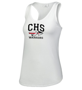 CHS-PTSA-489-3 - Augusta Ladies Lux Tri-Blend Tank - CHS Arrow Warriors Logo