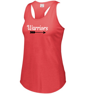 CHS-PTSA-489-4 - Augusta Ladies Lux Tri-Blend Tank - Warriors Arrow Logo