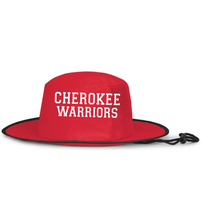Load image into Gallery viewer, CHS-PTSA-913-5 - Pacific Headwear Perforated Legend Boonie - Cherokee Warriors Logo