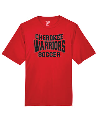 CHS-SOC-605-3 - Team 365 Zone Performance Short Sleeve T-Shirt - Cherokee Warrior Soccer Logo