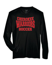 Load image into Gallery viewer, CHS-SOC-606-3 - Team 365 Zone Performance Long-Sleeve T-Shirt - Cherokee Warrior Soccer Logo