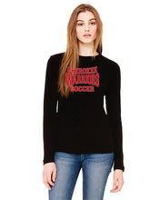 Load image into Gallery viewer, CHS-SOC-611-3 - Bella + Canvas Ladies&#39; Jersey Long-Sleeve T-Shirt - Cherokee Warriors Soccer Logo