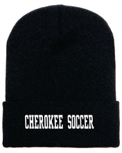 Load image into Gallery viewer, CHS-SOC-909 - Yupoong Adult Cuffed Knit Beanie - CHEROKEE SOCCER Logo