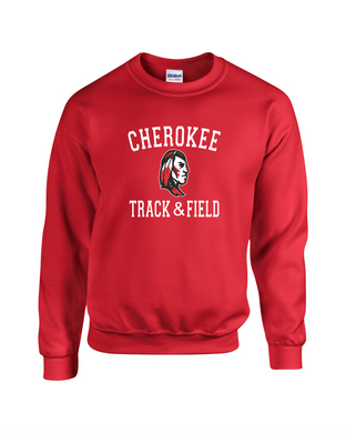 CHS-TRK-301-2 - Gildan Crew Neck Sweatshirt - 2023 Track & Field Logo