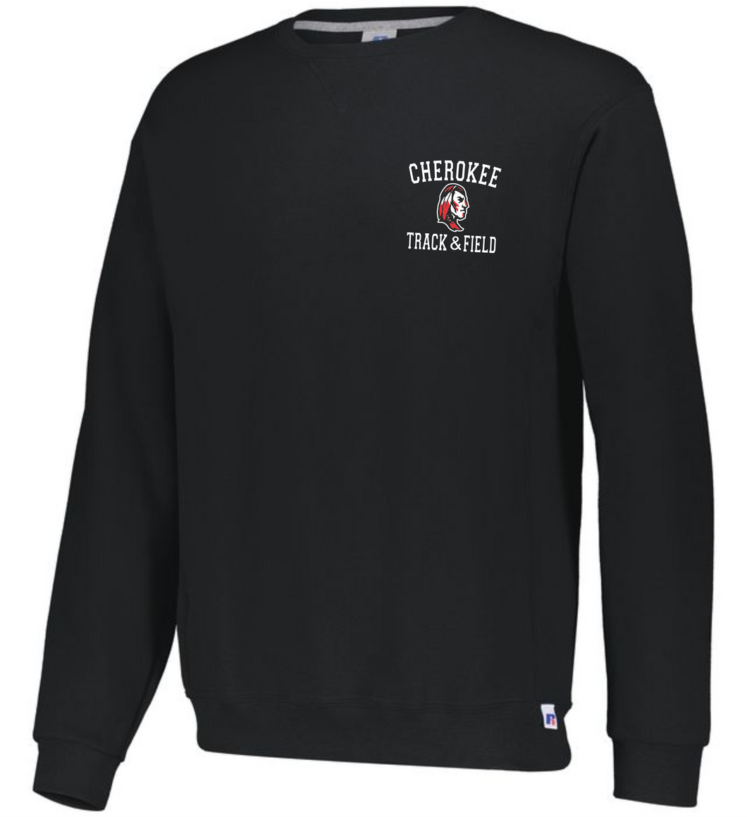CHS-TRK-312-2 - Russell Athletic Unisex Dri-Power Crewneck Sweatshirt - 2023 Track & Field Logo
