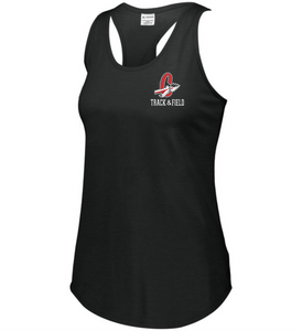 CHS-TRK-514-5 - Augusta Ladies Lux Tri-Blend Tank - Cherokee C Track & Field Logo