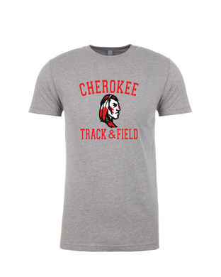 CHS-TRK-515-2 - Gildan Adult 5.5 oz., 50/50 T-Shirt - 2023 Track & Field Logo
