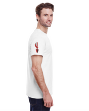 Load image into Gallery viewer, CHS-WIDE-515-1-White - Gildan Adult 5.5 oz., 50/50 T-Shirt - Fear of the Spear Logo