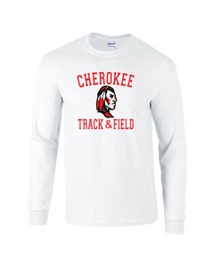 CHS-TRK-516-2 - Gildan Adult 5.5 oz., 50/50 Long-Sleeve T-Shirt- 2023 Track & Field Logo